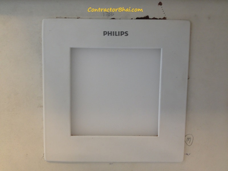 Philips Flat Panel Square Light ContractorBhai