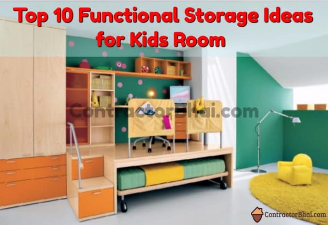 kids bedroom with study table